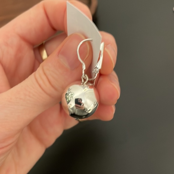 COS Recycled Silver ball earrings - Picture 3 of 3